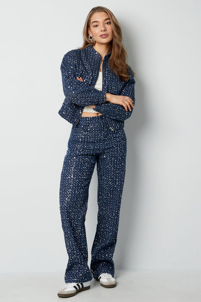 Denim Jeans met Pailletten