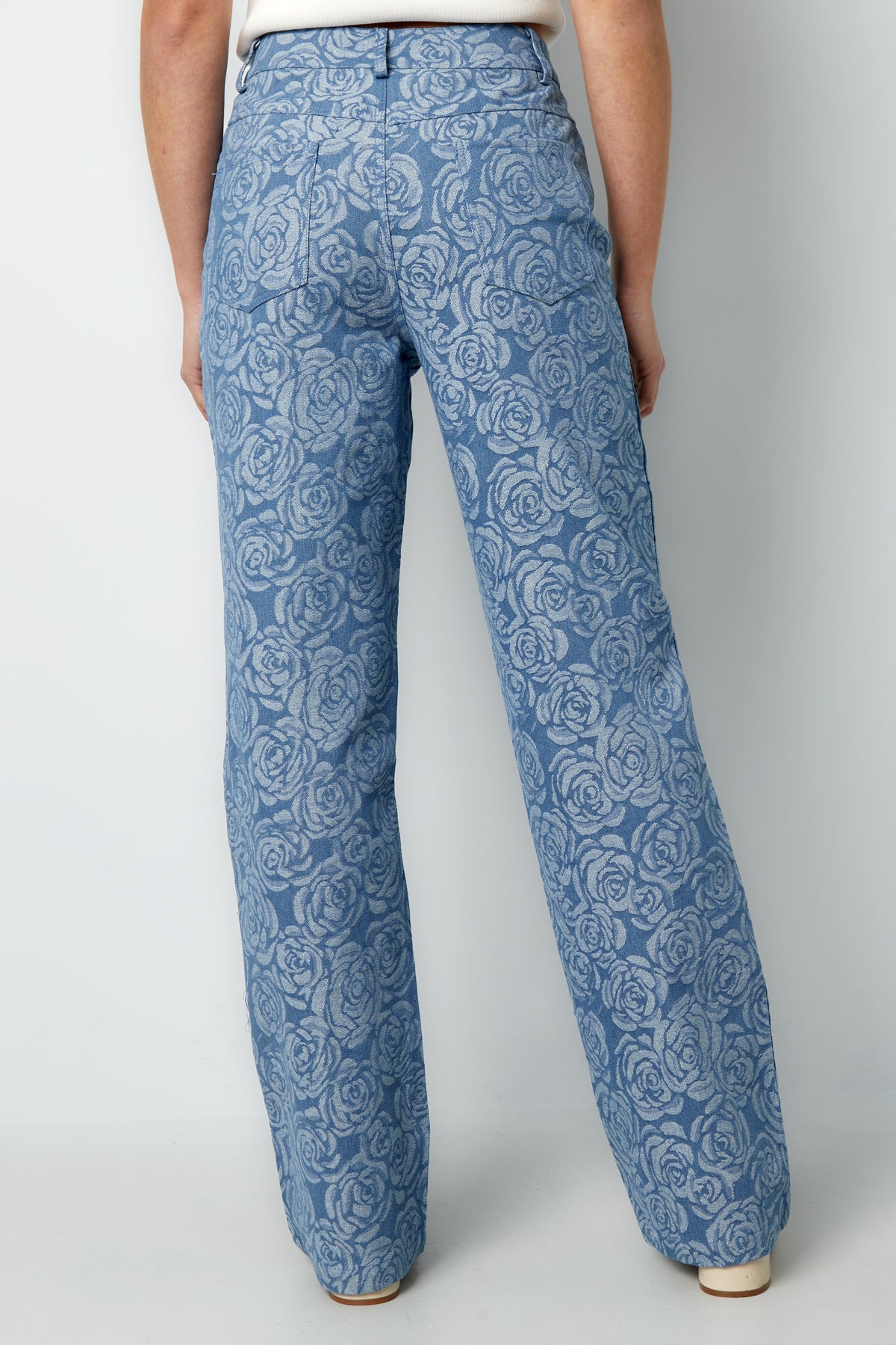 Flower fusion broek