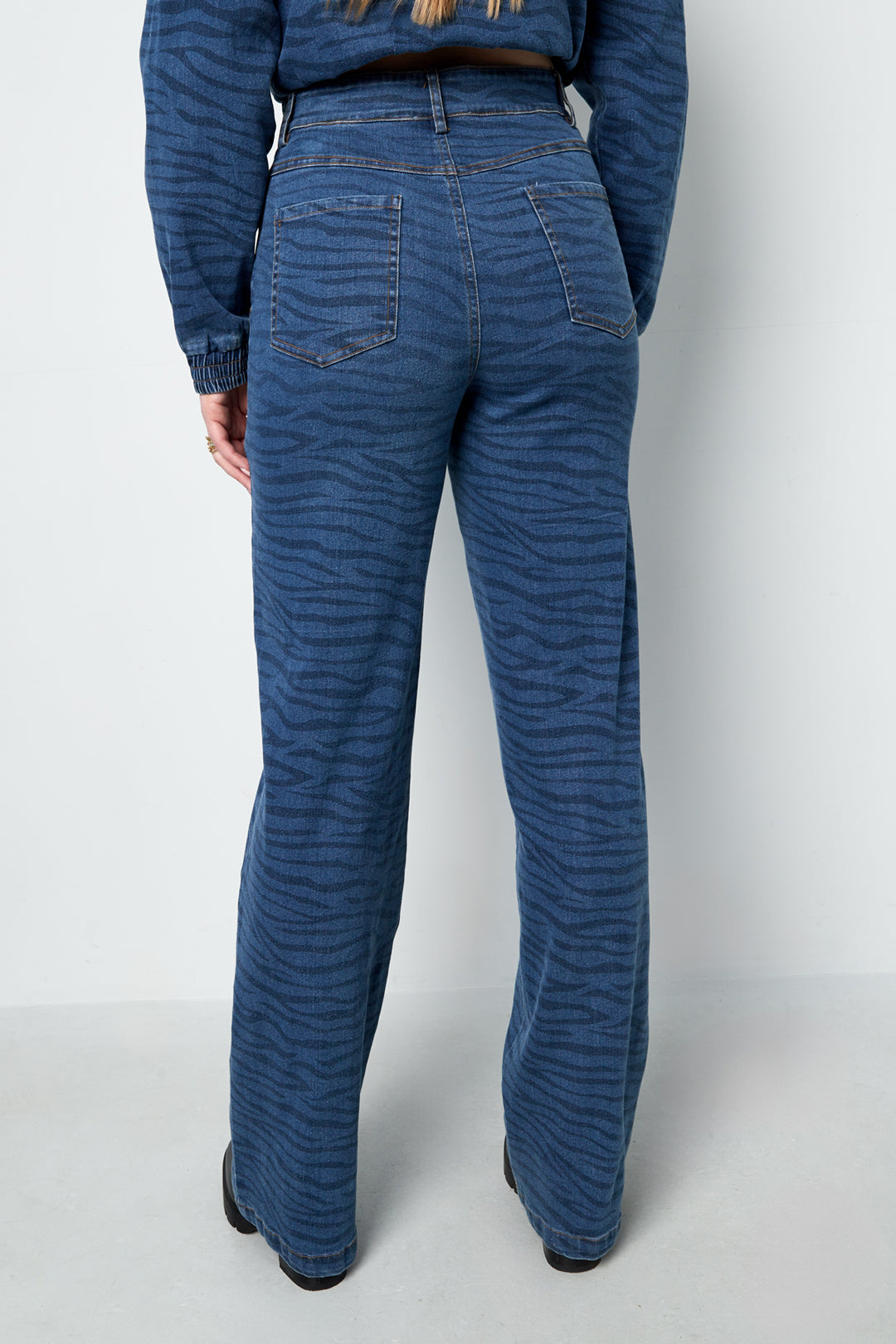 Twinning zebra stijl broek