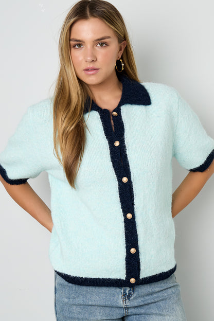 Cardigan met korte mouwen