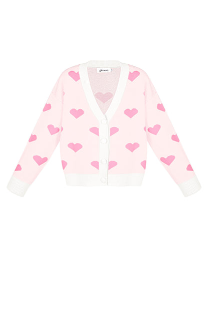 Heartbreaker vest - Roze rood