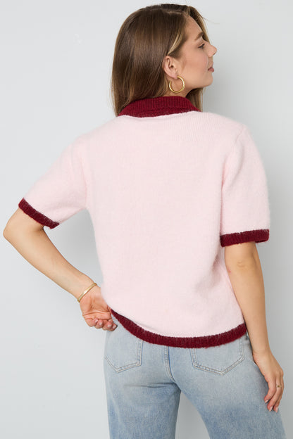 Cardigan met korte mouwen