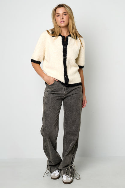 Cardigan met korte mouwen